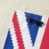 Origineel kruisstiekmodel Uniefactrice Strandlaken (In situ)