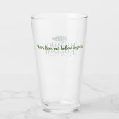 Origineel Logo groen pint glas (Achterkant)