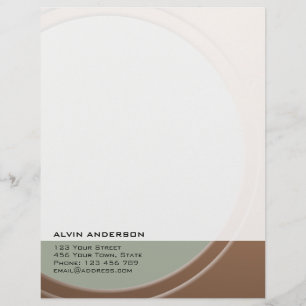 Origineel Metallic elke tekst en kleur Persoonlijk Briefhoofd