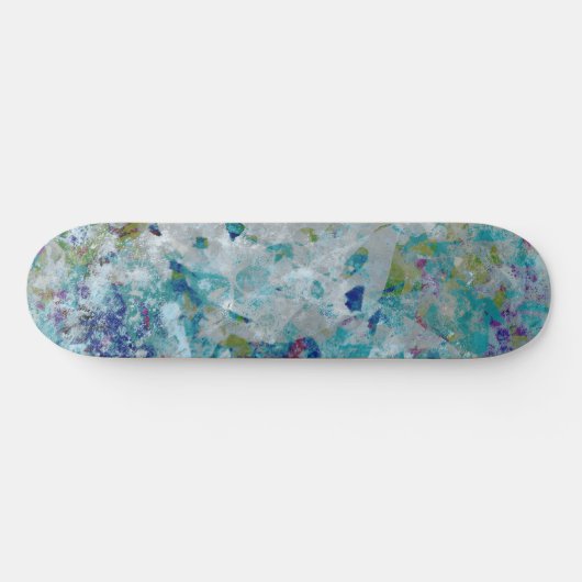 Origineel Modern Uniek Abstract Kunstontwerp Skateboard (Horizontaal)