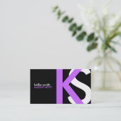 [ORIGINEEL] Monogram Visitekaartjes (Staand voorkant)