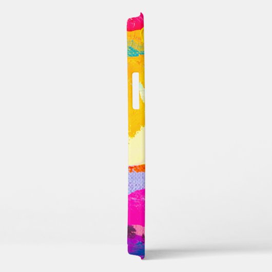 Origineel olieverfschilderij: Kleurrijk Abstract Case-Mate iPhone Case (Achterkant / Rechts)