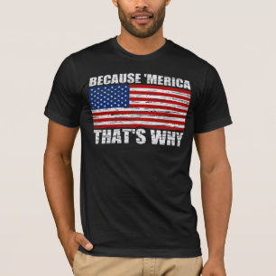 origineel omdat MERICA DAAROM T-shirt