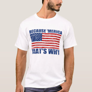 origineel omdat MERICA DAAROM T-shirt