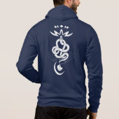 Origineel ontwerp voor 2025 Slangendruk, Leeuw Hoodie (Achterkant)