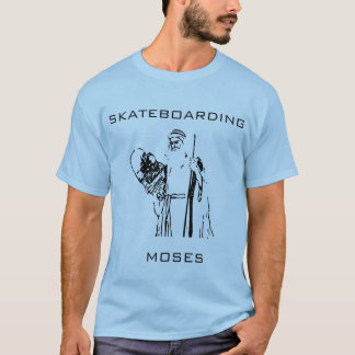 Origineel ontwerp voor skateboarden Moses T-shirt