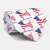 Origineel patriottisch Wiener/Dachshund Stropdas (Opgerold)