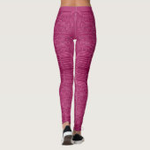 Origineel patroon van gedrukte Circuit Board roze Leggings (Achterkant)