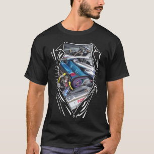 Origineel RB26 Motorvoertuig Nissan GT-R34 V-Spec  T-shirt