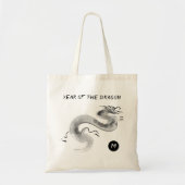 Origineel Schilderij 1 Drakenjaar 2024 Monogram TB Tote Bag (Voorkant)