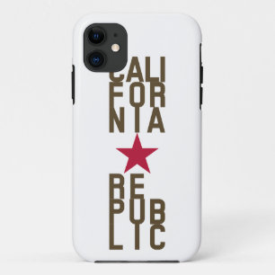 Origineel tekstontwerp van de Mode Californische R iPhone 11 Hoesje