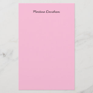 Origineel uniek roze Creatief Handschrift Briefpapier