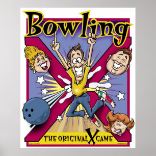 Origineel "X"-spel Poster