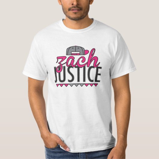 Origineel Zach Justice Tshirt (Voorkant)