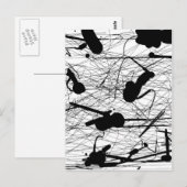 Origineel zwart plakbord briefkaart (Voorkant / Achterkant)