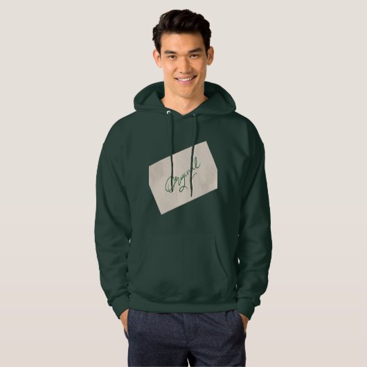 Originele 1 Deep Forest Heren Pullover Hoodie (Voorkant volledig)
