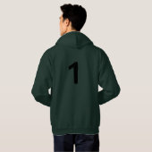 Originele 1 Deep Forest Heren Pullover Hoodie (Achterkant volledig)
