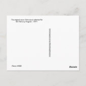 Originele 7 kwikastronauten briefkaart (Achterkant)