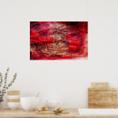 Originele Abstracte Art Print - hedendaagse modern (Keuken)