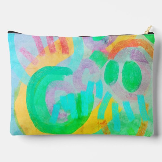 Originele Abstracte Digitale Kunst Potlood Tas (Achterkant)