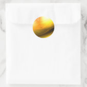 Originele Abstracte digitale kunst Ronde Sticker (Tas)