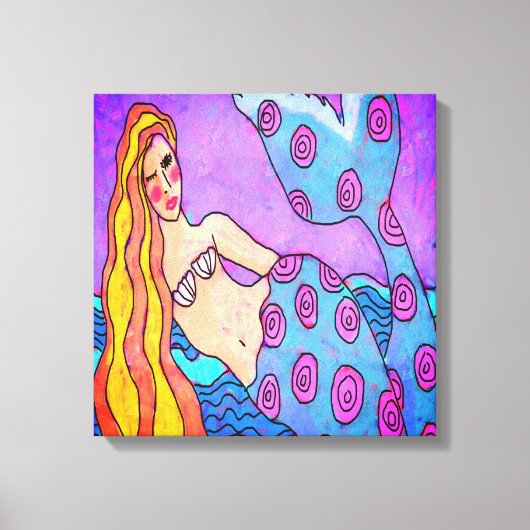 Originele Abstracte digitale zeemeermin print (Voorkant)