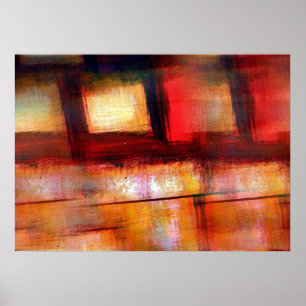 Originele Abstracte Kunst Poster Print