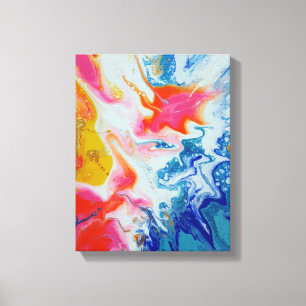 Originele abstracte kunst Zomer Respiet Canvas Afdruk