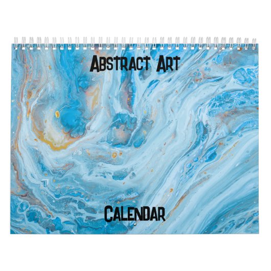 Originele Abstracte kunstkalender Kalender (Hoes)