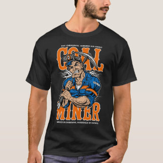 ORIGINELE AMERIKAANSE HELD, de KOLENMIJNER T-shirt