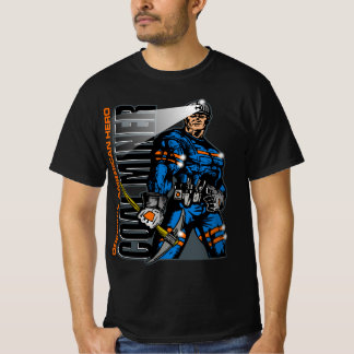 ORIGINELE AMERIKAANSE HELD, DE KOLENMINEUR T-SHIRT