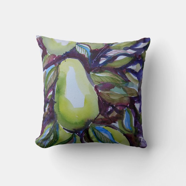 Originele Art Pear Pillow Kussen (Voorkant)