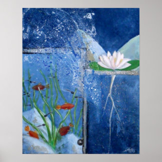 Originele Art Print - Pondlife