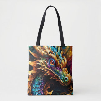 Originele bag Dragon in steampunk-stijl Draagtas