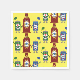 Originele bierliefhebbers Gifts Napkin Servet