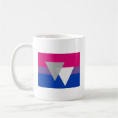 ORIGINELE BISEKSUELE VLAG MET SYMBOOL KOFFIEMOK (Links)