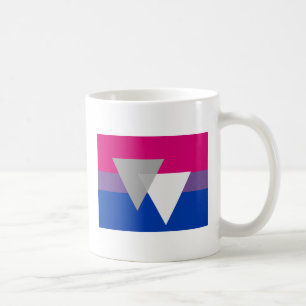 ORIGINELE BISEKSUELE VLAG MET SYMBOOL KOFFIEMOK