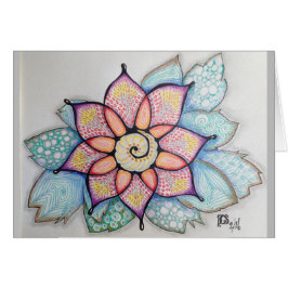 Originele blanco kaart voor kunsttekening, aanpasb