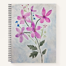Originele botanische bloemenschildering