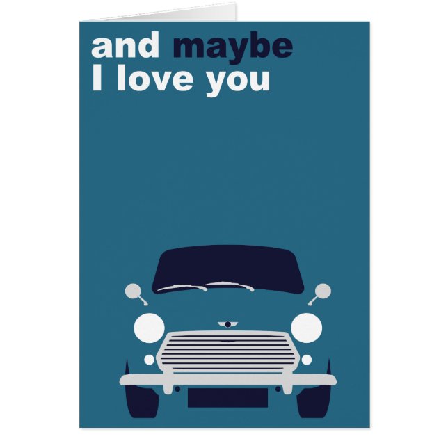 Originele Britse Austin Mini Cooper-auto (Voorkant)