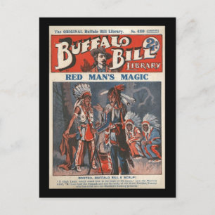Originele Buffalo Bill Library No. 439 Briefkaart