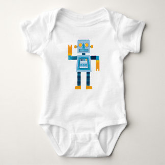 Originele Cartoon blauwe robot Romper