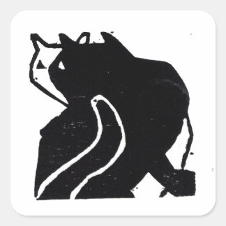 Originele Cat Art Stickers Gift Closure