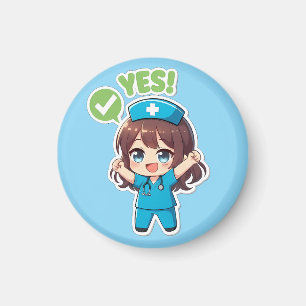 Originele Chibi Nurse 3.0 - Ja Magneet