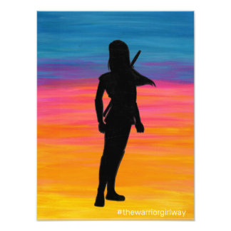 Originele cover art van "The Warrior Girl Way" Foto Afdruk
