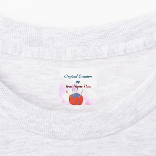 Originele creatie door labels (Aangebracht)