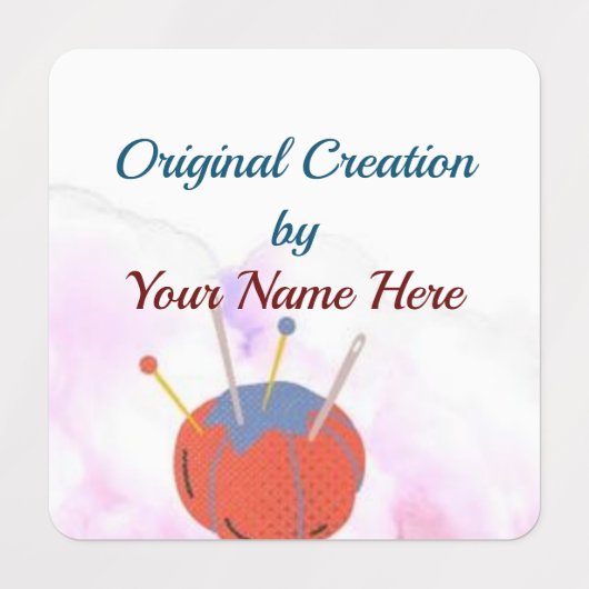 Originele creatie door labels (Design 1)