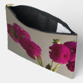 Originele Dahlia Bloem Foto +Custom Naam Etui (Open)