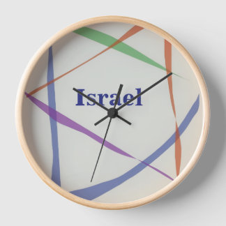 Originele Davidster ontwerp wandklok