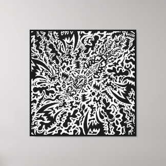 Originele Doodle 9of26 Canvas Afdruk